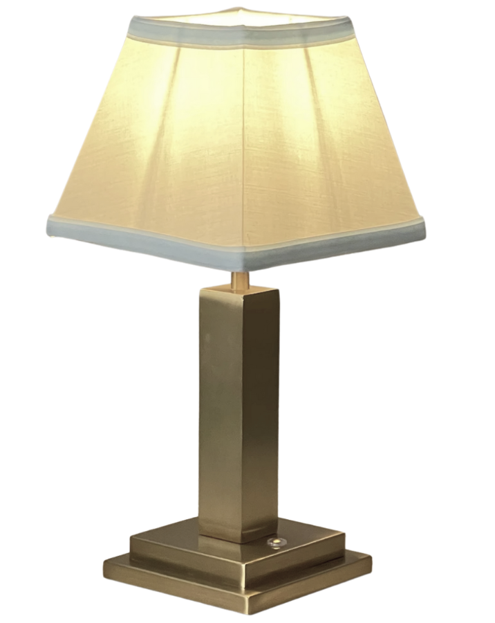 Enchanted Home Gold-Toned Rechargeable LED Desktop Lamp - 11.5"