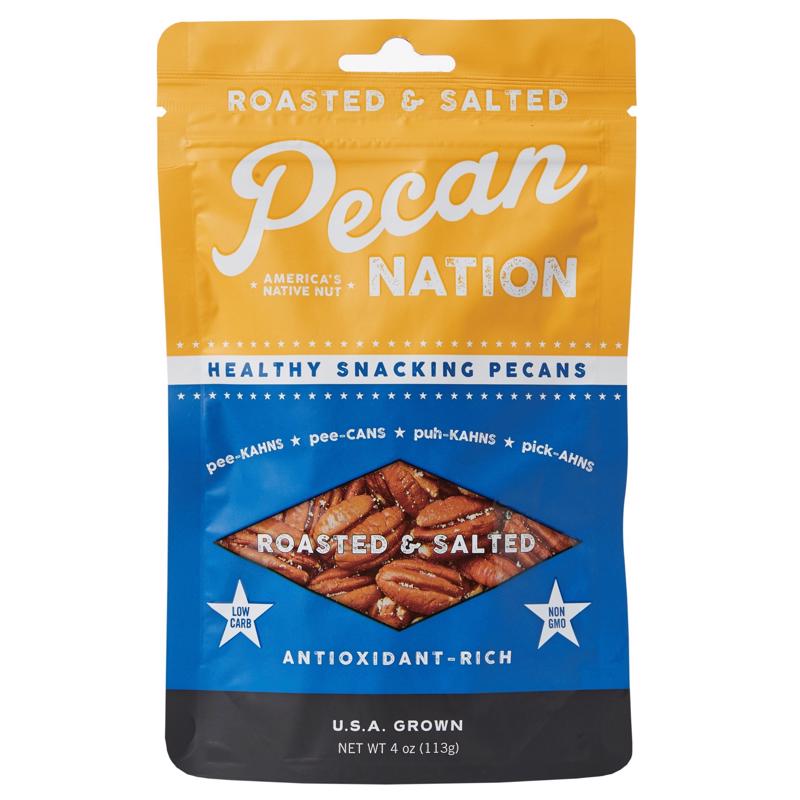 Pecan Nation Roasted Pecans - 4 oz.