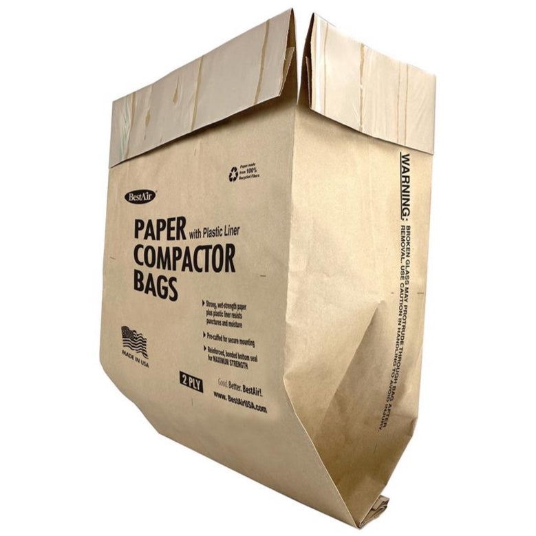BestAir 10-Gallon Flat Top Trash Compactor Bags - 8 pc.