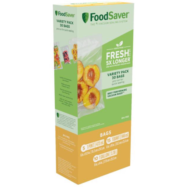 FoodSaver Vacuum Sealer Bag Variety Pack - 30 pc.