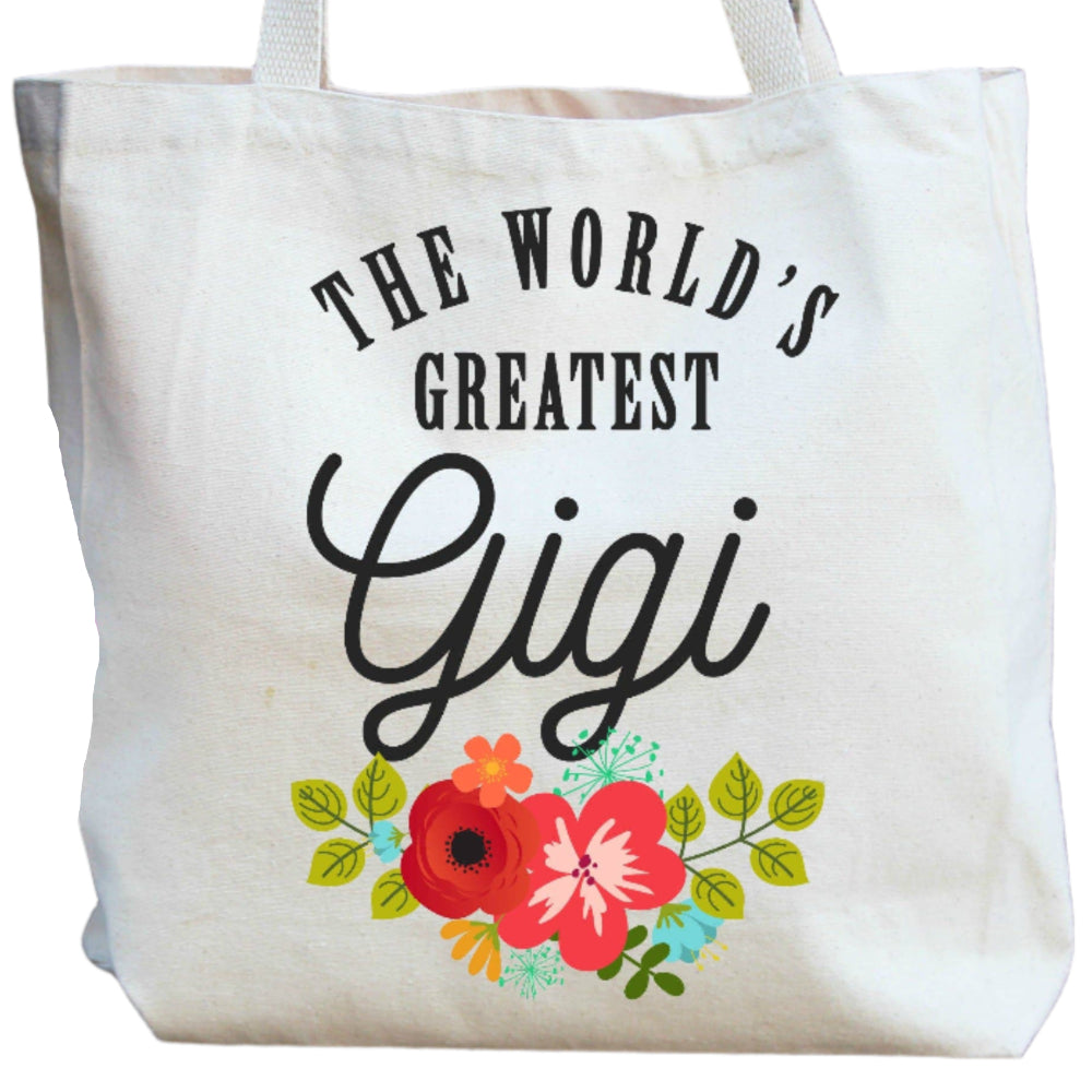 Love You A Latte Cotton Tote Bags - 15" x 16"