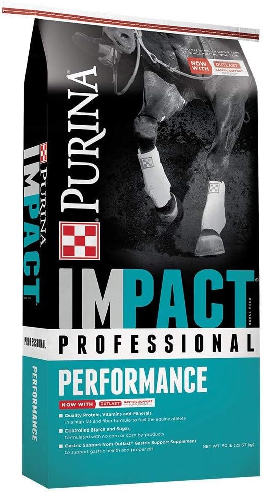 Purina Impact Pelleted Horse Feeds - 50 lb.
