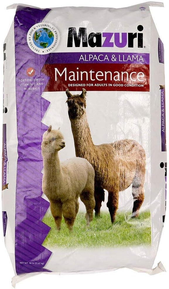 Mazuri Alpaca & Llama Maintenance Pelleted Food - 50 lb.