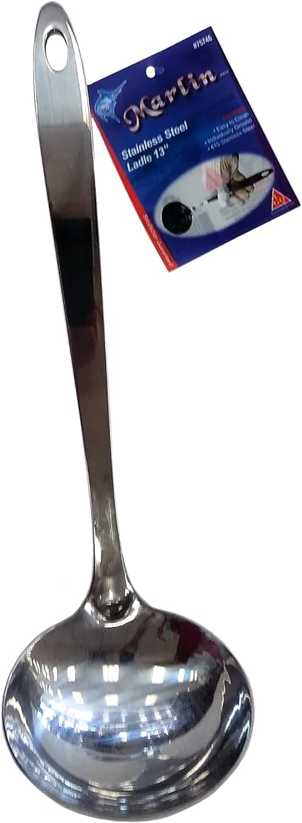 Marlin Pro Stainless Steel Ladle - 13"