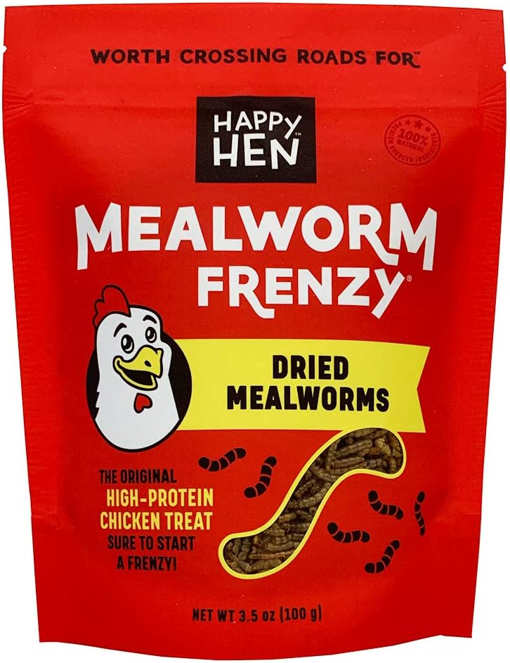 Happy Hen Mealworm Frenzy Chicken Treats - 3.5 oz. to 11 lb.