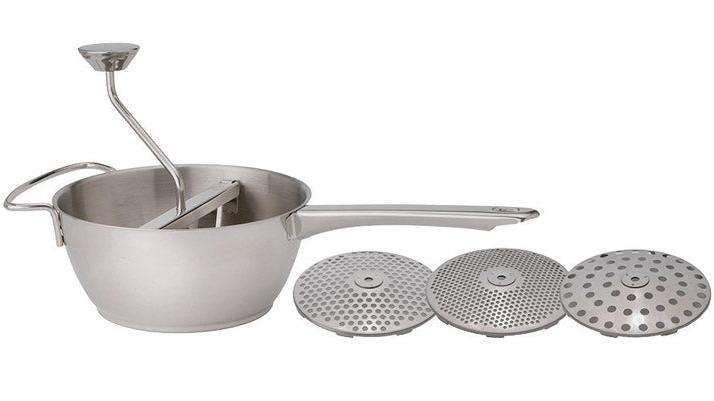 Harold's Kitchen Stainless Steel Manual Food Mill