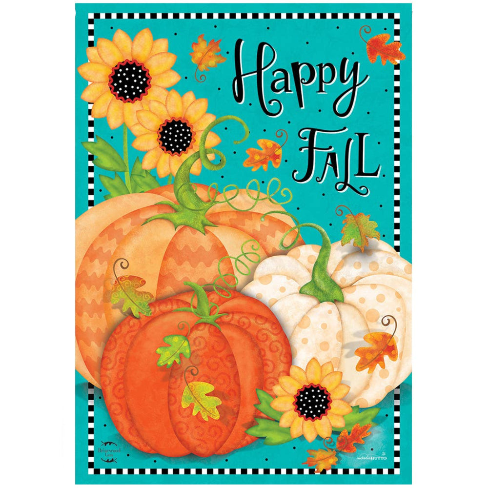 Briarwood "Happy Fall" Garden Flag - 12.5" x 18"