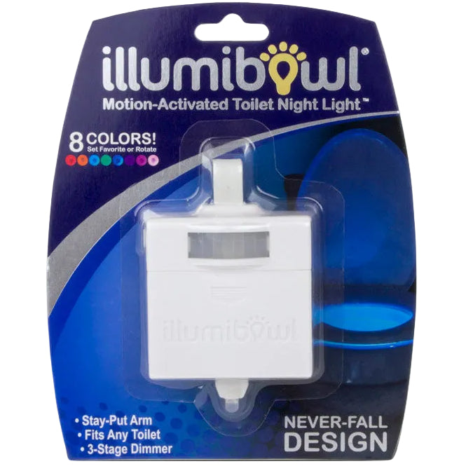 IllumiBowl Motion-Activated Toilet Night Light