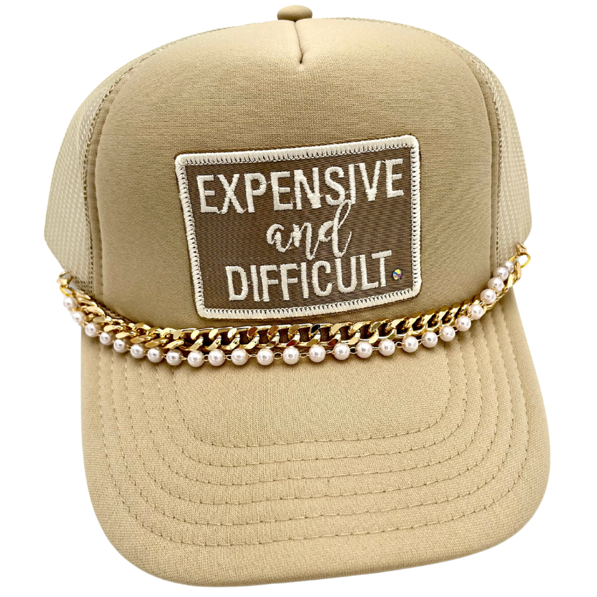 Billie Jane's Funny Embroidered Patch Mesh-Back Trucker Hats