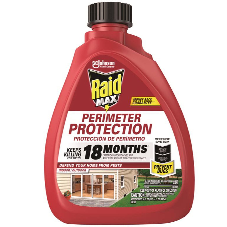 Raid MAX Perimeter Protection Insect Sprayer & Refills - 30 oz.