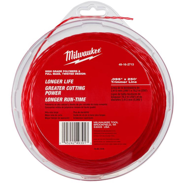 Milwaukee Professional 0.095" String Trimmer Line - 250'