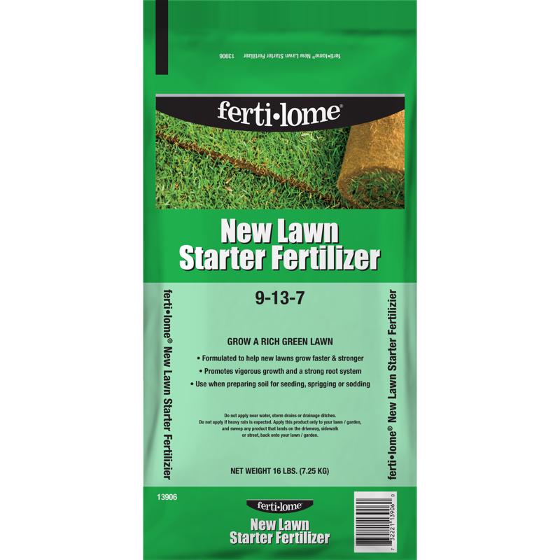 Ferti-lome New Lawn Starter Fertilizer Granules - 16 lb.