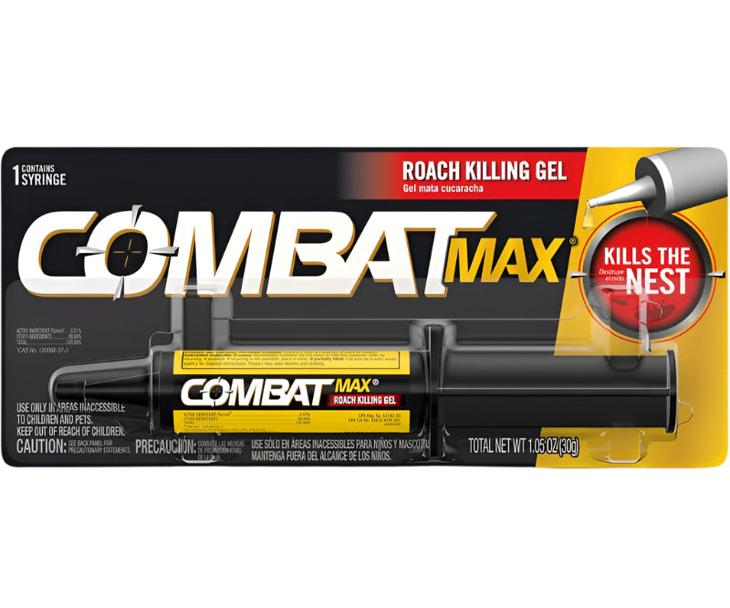 Combat Max Roach Bait Gel w/ Applicator Syringe - 1.05 oz.