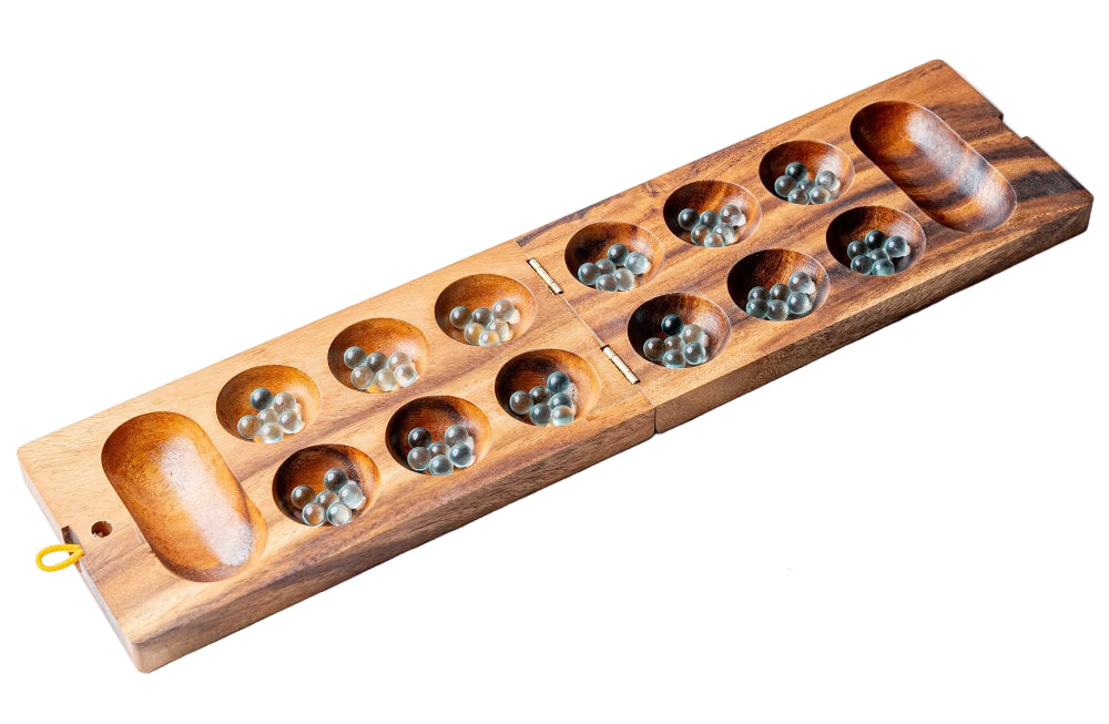 Verve Mango Wood Mancala Game Set