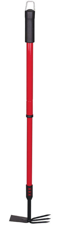 Bond Steel Telescopic 3-Tine Shrub Rake / Hoe - 37"