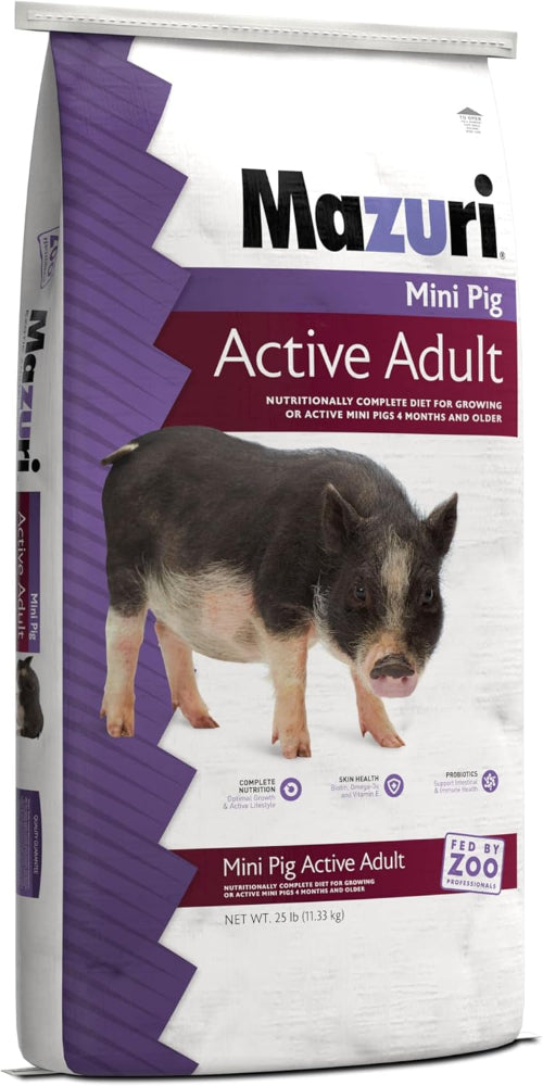 Mazuri Complete Mini Pig Pelleted Feed - 25 lb.