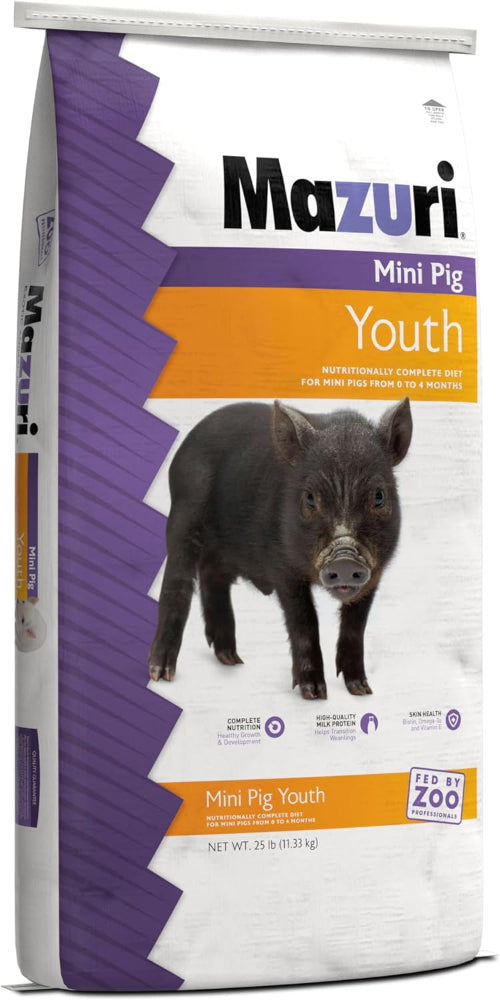Mazuri Complete Mini Pig Pelleted Feed - 25 lb.