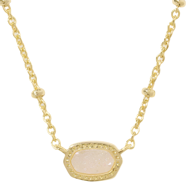 Kendra Scott Mini Elisa Gold Satellite Pendant Necklace