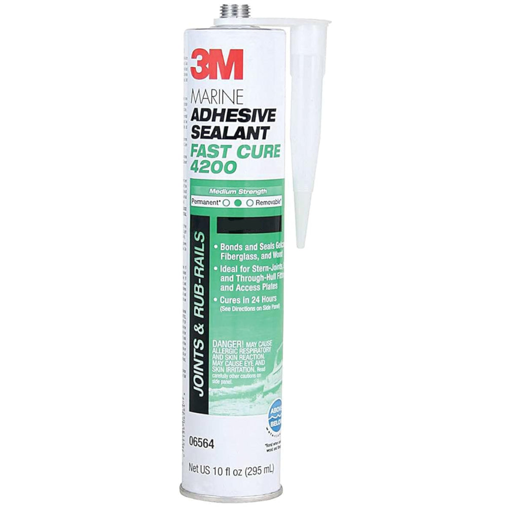 3M Fast Cure Marine Adhesive Sealant 4200 Cartridge - 10 oz.