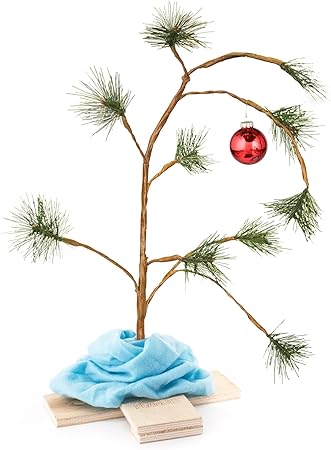Charlie Brown's Christmas Tree w/ Linus' Blanket - 24"