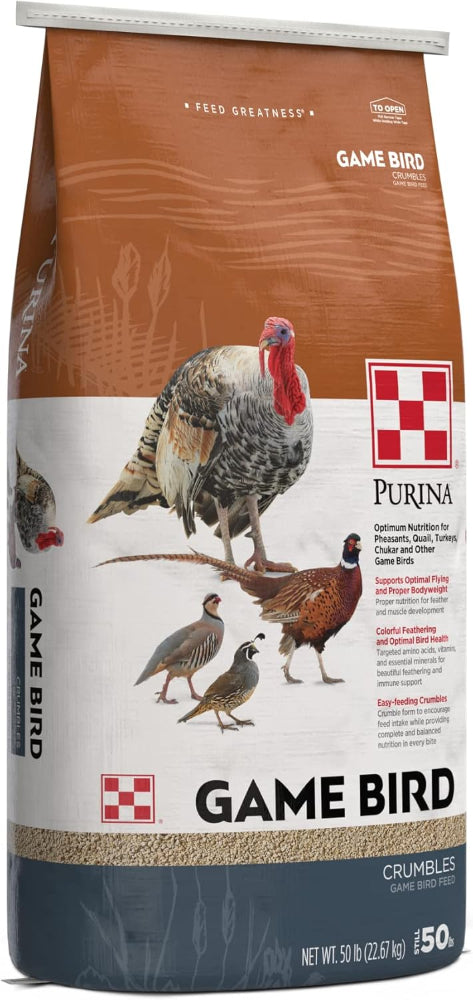Purina Game Bird Maintenance Feed Crumbles - 50 lb.