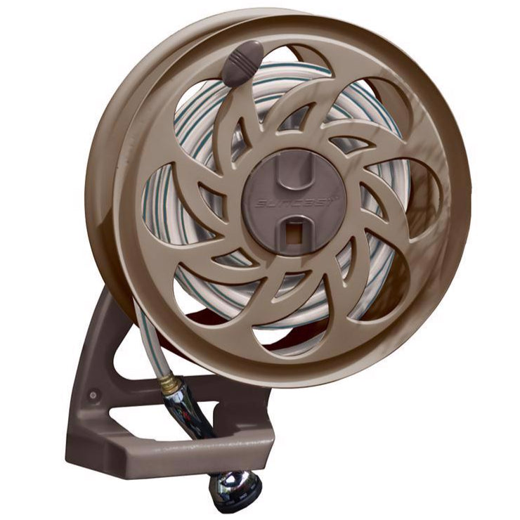 Suncast Sidetracker Wall-Mounted Garden Hose Reel (125' Max.)