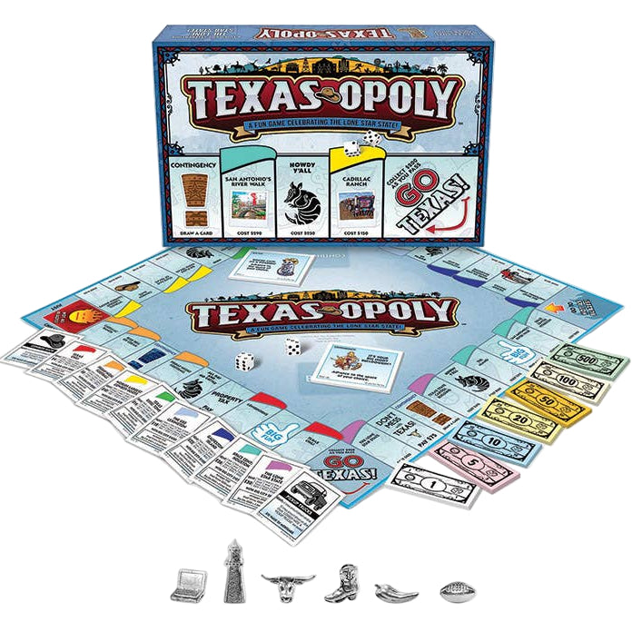 Late for the Sky "Texas-opoly" Board Game