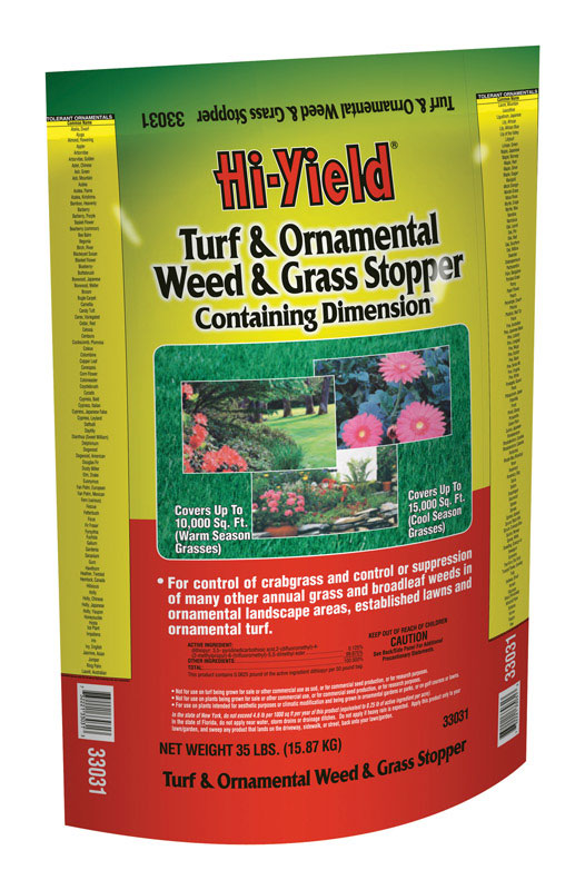Hi-Yield Turf & Ornamental Weed & Crabgrass Control Granules - 35 lb.