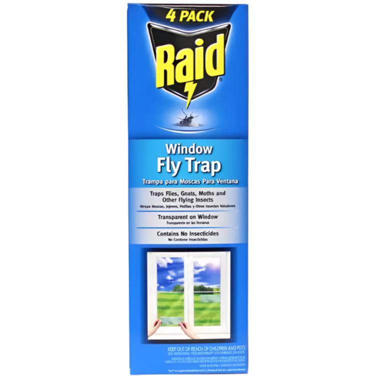 Raid Window Fly Trap - 4 pc.