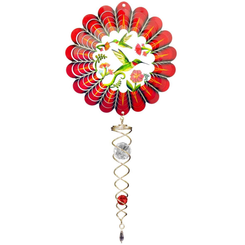 Spinfinity Stainless Steel Mini Wind Spinners w/ Twister Tail - 14"