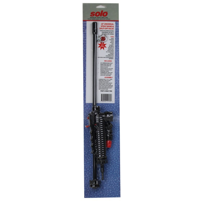 Solo Universal Spray Wand with Shut-Off Valve - 28"