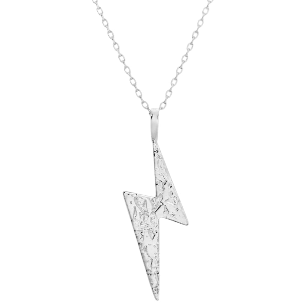 Splendid Iris Gilded Lightning Bolt Necklace