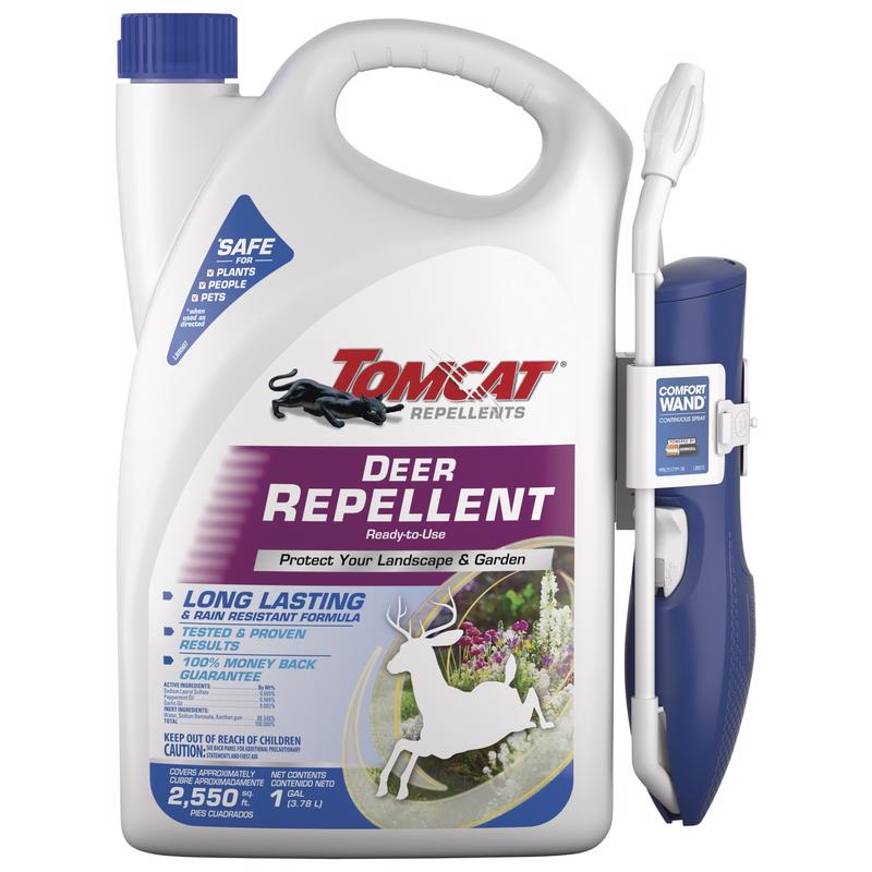 Tomcat Ready-to-Use Deer Repellent w/ Spray Wand - 1 gal.