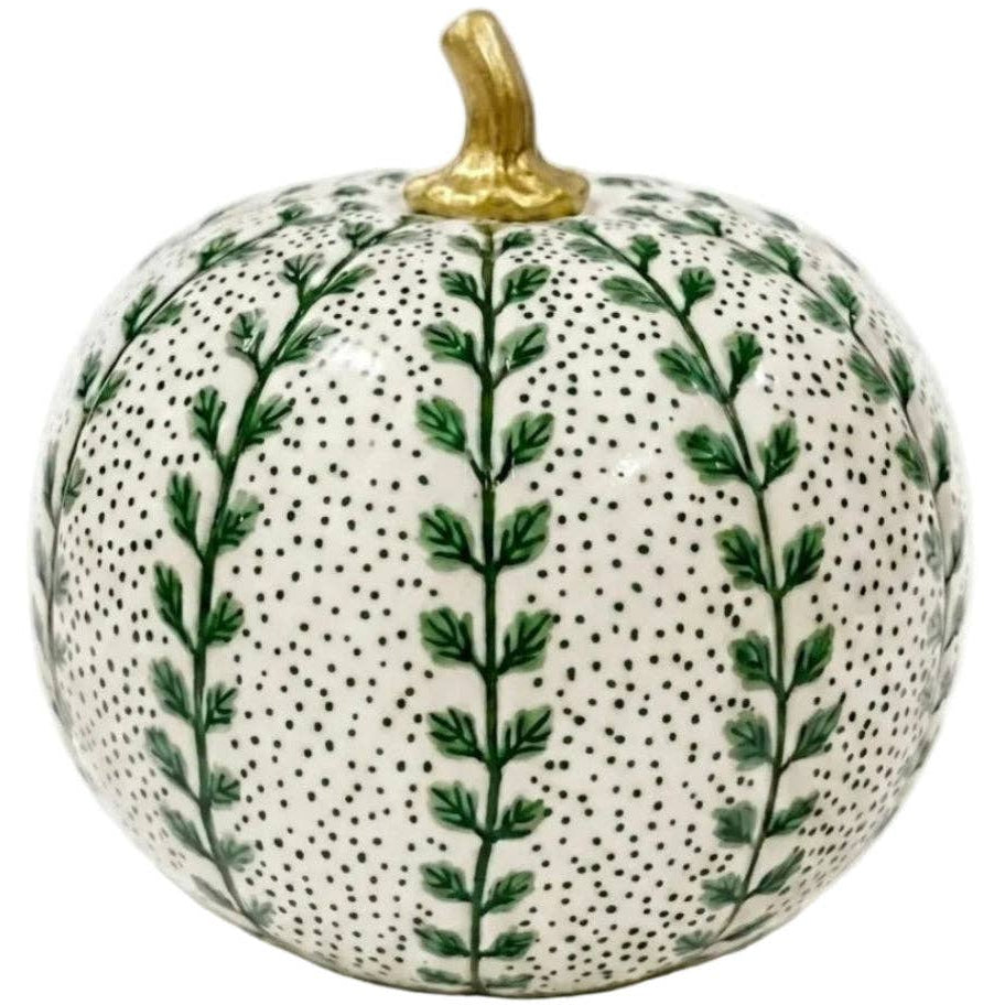 Enchanted Home Hand-Painted Metal Spring Pumpkin - 4" & 6"