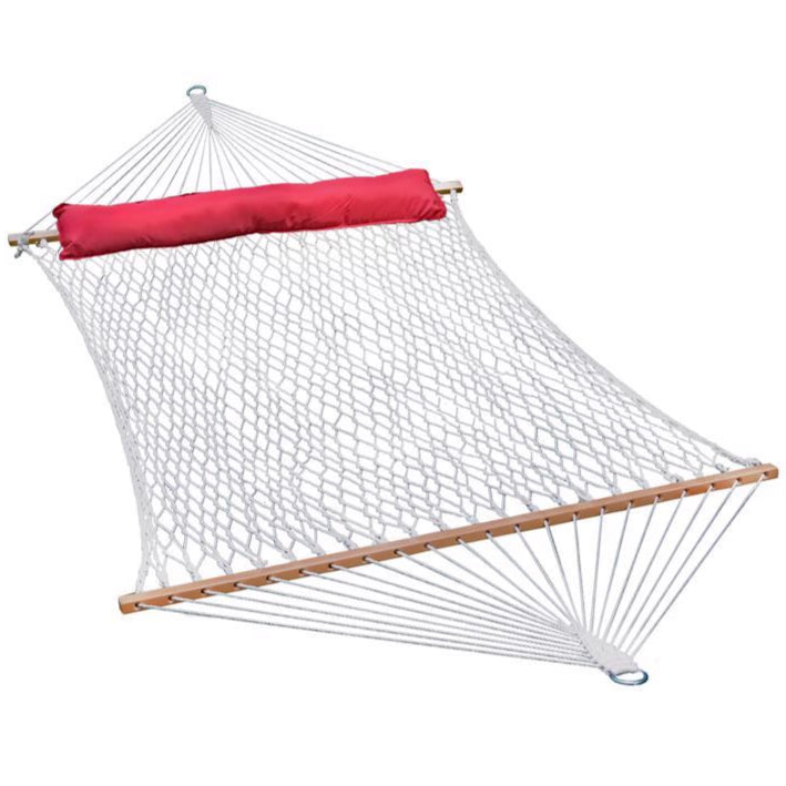 Algoma Double-Sized Cotton Rope Hammock - 59"