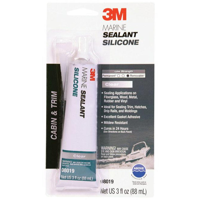 3M Marine Grade Silicone Sealant - 3 oz.