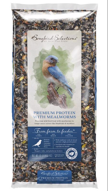 Songbird Selections Premium Protein w/ Mealworms Bird Food - 5 lb. & 10 lb.