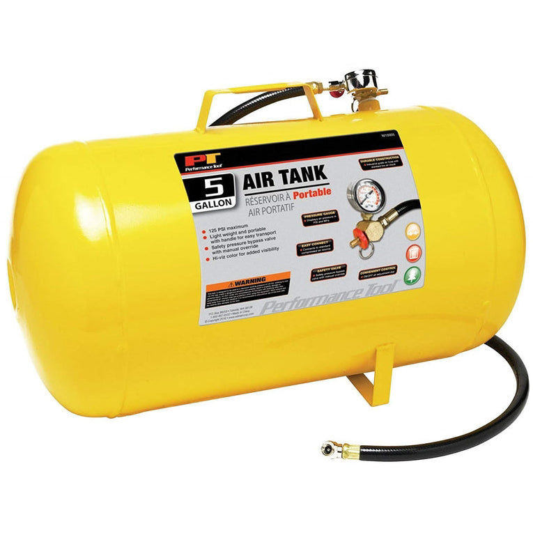 Performance Tool 125 PSI Reservoir Air Tanks - 5 gal. & 11 gal.