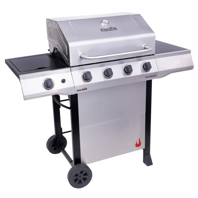 Char-Broil Performance Series Propane Grill, 4 Burner - Stainless Steel
