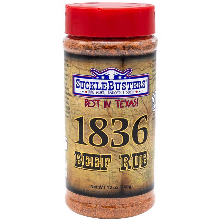 SuckleBusters 1836 Recipe Beef Rub - 12 oz.