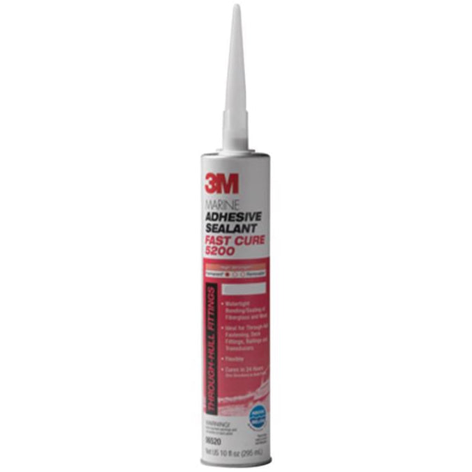 3M Fast Cure Marine Adhesive Sealant 5200 Cartridge - 10 oz.
