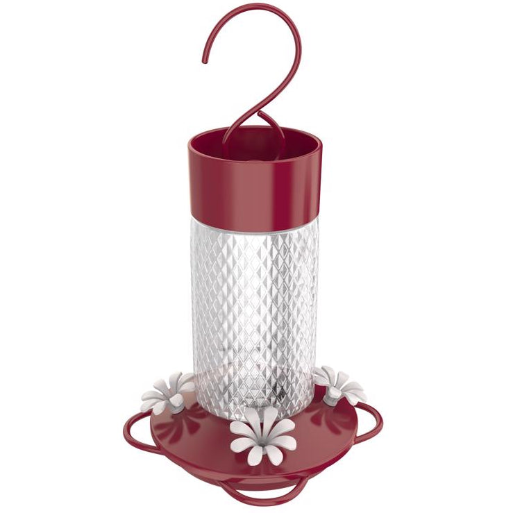 Nature's Way Textured Glass Hummingbird Feeder - 13 oz.