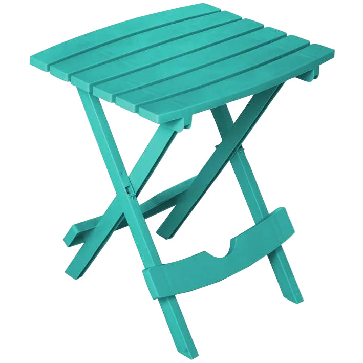Adams Quik-Fold Resin Side Table - 15.25" x 17.5"