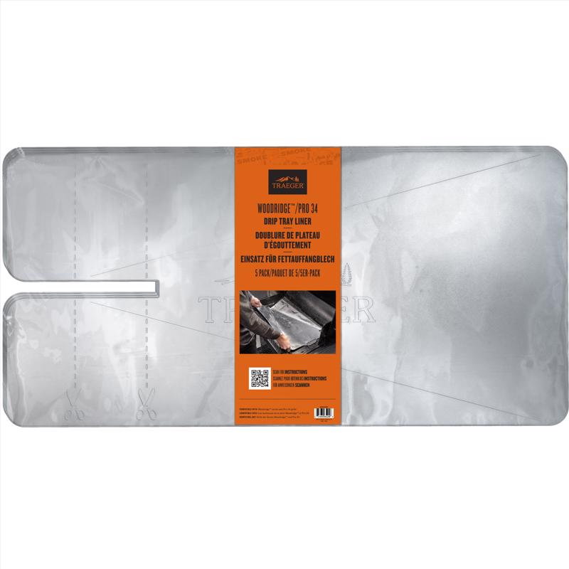 Traeger Aluminum Grill Drip Tray Liners - 5 pc.