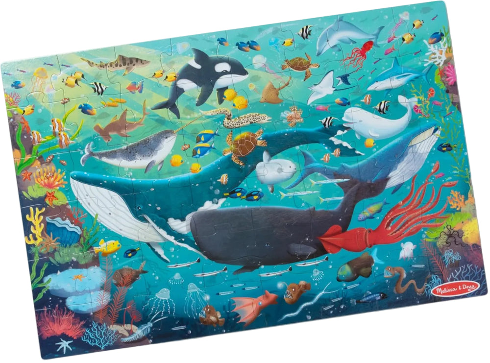 Melissa & Doug Underwater Sea Life Floor Puzzle - 48 pc.