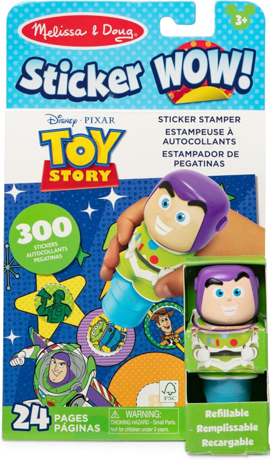 Melissa & Doug "Sticker WOW!" Stamper & Book Set
