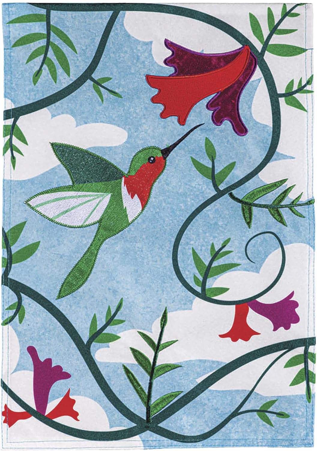 Evergreen Nature & Bird Themed Garden Flags - 12.5