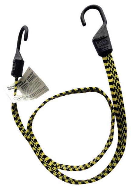 Keeper Braided Flat Bungee Cords - Steel Core Hook
