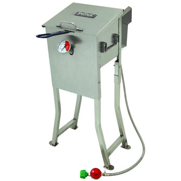 Bayou Classic 57000 BTU Stainless Steel V-Bottom Fryer Bayou Classic 57000 BTU Stainless Steel V-Bottom Fryer