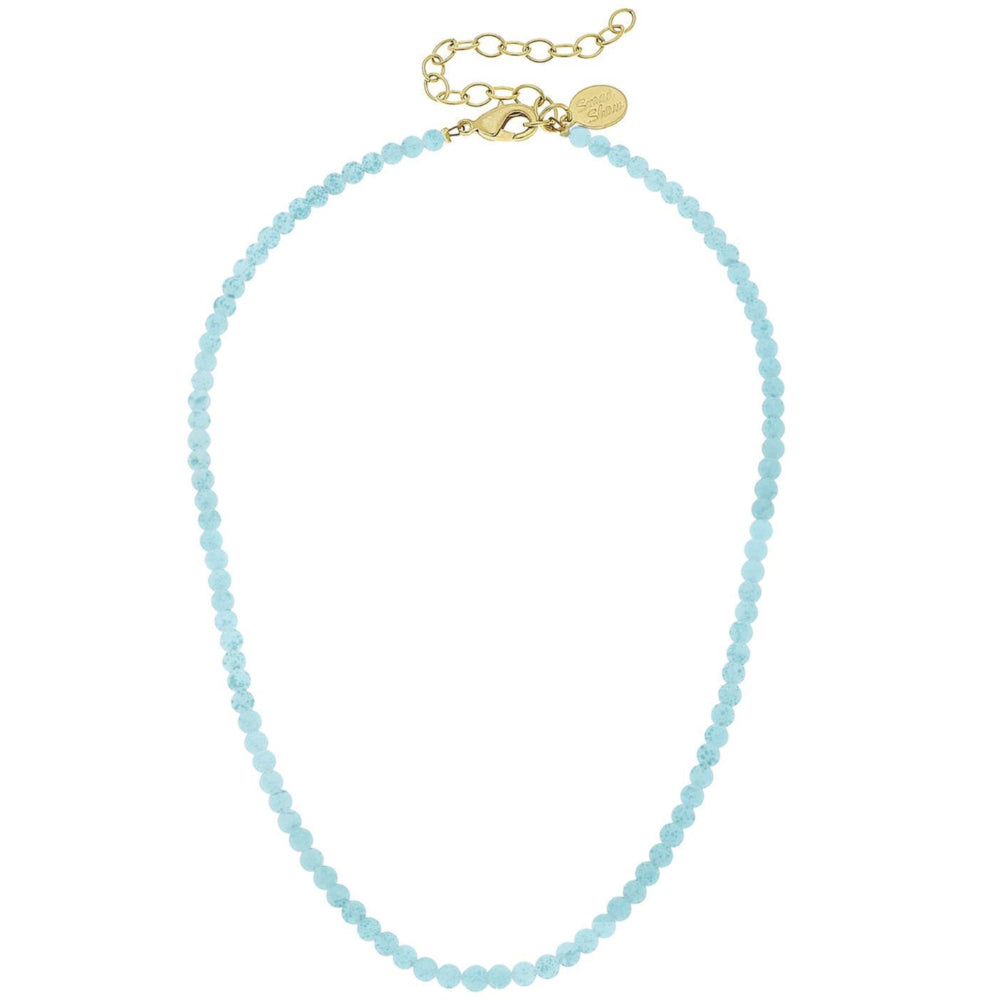 Susan Shaw Alys Gold Beaded Necklace
